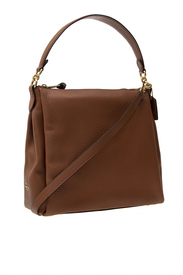 coach shay shoulder bag with whipstitch detail